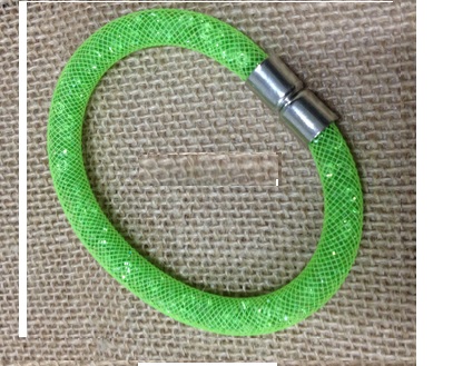 Luxusný Crystal Náramok - módny HIT - zelená neon jew1051 bižutéria