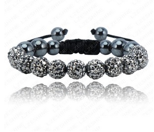 Shamballa náramok Black Diamond st348 bižutéria